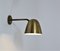 Vintage Danish Brass Wall Lamp by Vilhelm Lauritzen for Fog & Mørup, 1940s 3