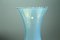 Vase Bleu Clair en Verre de Murano, 1950s 2