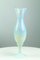 Jarrón de cristal de Murano azul claro, años 50, Imagen 1