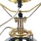 Lámpara de pie trípode británica Search Search vintage de latón de Francis, Imagen 13