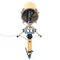 Lámpara de pie trípode británica Search Search vintage de latón de Francis, Imagen 4