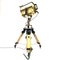Vintage Industrial British Brass Search Light Tripod Floor Lamp from Francis, Image 7
