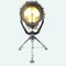 Vintage Industrial Polish Aluminum Search Light Floor Lamp from Famor, 1996, Image 2