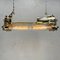 Industrial Polished Brass & Glass Flameproof Ceiling Lamp from Daeyang, 1970s 23