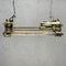 Industrial Polished Brass & Glass Flameproof Ceiling Lamp from Daeyang, 1970s 20