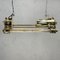 Industrial Polished Brass & Glass Flameproof Ceiling Lamp from Daeyang, 1970s, Image 20