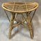 Vintage Rattan Stools, 1950s, Set of 2 1