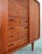 Large Mid-Century Scandinavian Solid Teak Highboard from HP Hansen, 1960s 15