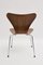 3107 Lounge Chairs by Arne Jacobsen for Fritz Hansen, 1950s, Set of 4, Image 6