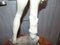 Estatua de jardín David vintage de alabastro, años 70, Imagen 7