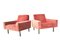 Vintage Salmon Pink Lounge Chairs, 1950s, Image 2