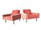 Vintage Salmon Pink Lounge Chairs, 1950s, Imagen 2