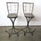 Industrial Metal Side Chairs, 1950s, Set of 2, Image 1