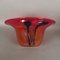 Large 2-Color Murano Glass Bowl, 1950s 1