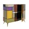 Italienische Sideboards aus Messing & Muranoglas von L.A. Studio, 1950er, 2er Set 5