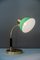 Lámpara de mesa Art Déco en verde de Siemens, años 20, Imagen 10
