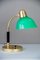 Art Deco Green Table Lamp from Siemens, 1920s, Image 1