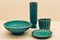 Vintage Stoneware Argenta Bowls and Vases by Wilhelm Kåge for Gustavsberg, Set of 4 1