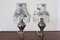 Vintage Silvered Metal Table Lamps, 1920s, Set of 2 10