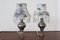Vintage Silvered Metal Table Lamps, 1920s, Set of 2, Image 10