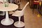 Fiberglass Tulip Table & 2 Chairs Set, 1960s 4