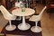 Fiberglass Tulip Table & 2 Chairs Set, 1960s 7