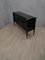 Italian Black Shellac & Brass Sideboard, 1950s 8