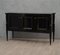 Italian Black Shellac & Brass Sideboard, 1950s, Image 7