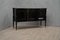 Italian Black Shellac & Brass Sideboard, 1950s 6