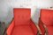 Club chairs in stile Bauhaus in acciaio e legno, anni '40, set di 2, Immagine 3