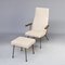Model 1410 Lounge Chair and Ottoman by Dick Cordemeijer for Gispen, 1950s, Set of 2 1