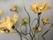 Italienische Messing Stehlampe mit Messing Blumen, 1970er 7