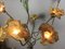 Italienische Messing Stehlampe mit Messing Blumen, 1970er 14