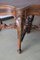 Large Antique Carved Walnut & Briar Center Table, 1850s 5