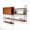 Vintage Teak Veneer Wall Unit by Strinning, Kajsa & Nils ''Nisse'' for String, 1960s 4