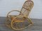 Bamboo Rocking Chair, 1970s 1