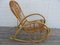 Bamboo Rocking Chair, 1970s 5