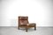 Dutch Oak & Patchwork Leather 6-Piece Modular Living Room Set, 1960s, Image 1
