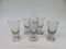 Antique French Wine Glasses, Set of 6 4