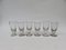 Antique French Wine Glasses, Set of 6 1