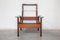 Black Leather & Rosewood High Back Lounge Chairs by Hans Olsen for Gervan, 1959, Set of 2, Imagen 2