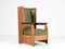 Art Deco Dutch Oak Wingback Chair by Hendrik Wouda for H. Pander & Zn., 1924, Image 12