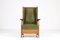 Art Deco Dutch Oak Wingback Chair by Hendrik Wouda for H. Pander & Zn., 1924 8