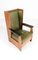 Art Deco Dutch Oak Wingback Chair by Hendrik Wouda for H. Pander & Zn., 1924 11