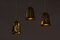 Lámparas colgantes suecas vintage de latón de Boréns, años 50. Juego de 3, Imagen 6