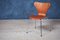 Sedia nr. 3107 Mid-Century in compensato di teak di Arne Jacobsen per Fritz Hansen, Danimarca, Immagine 1