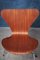 Sedia nr. 3107 Mid-Century in compensato di teak di Arne Jacobsen per Fritz Hansen, Danimarca, Immagine 7