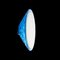 Saturn 155a Light Blue Wall Mirror by Andreas Berlin, 2019, Image 1