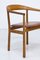 Swedish Oak & Leather Tokyo Armchairs by Carl-Axel Acking for Nordiska Kompaniet, 1950s, Set of 2, Image 8