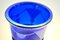Antique Blue Glass Cup by Josef Hoffmann for Wiener Werkstätten 11
